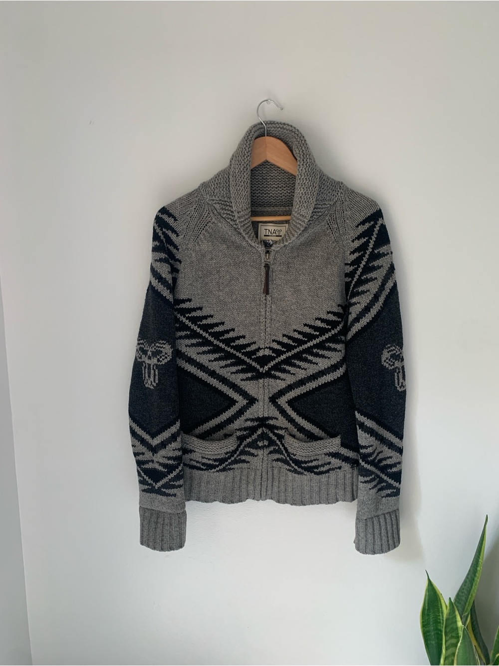 Aritzia TNA Sea to Sky Zip Cardigan